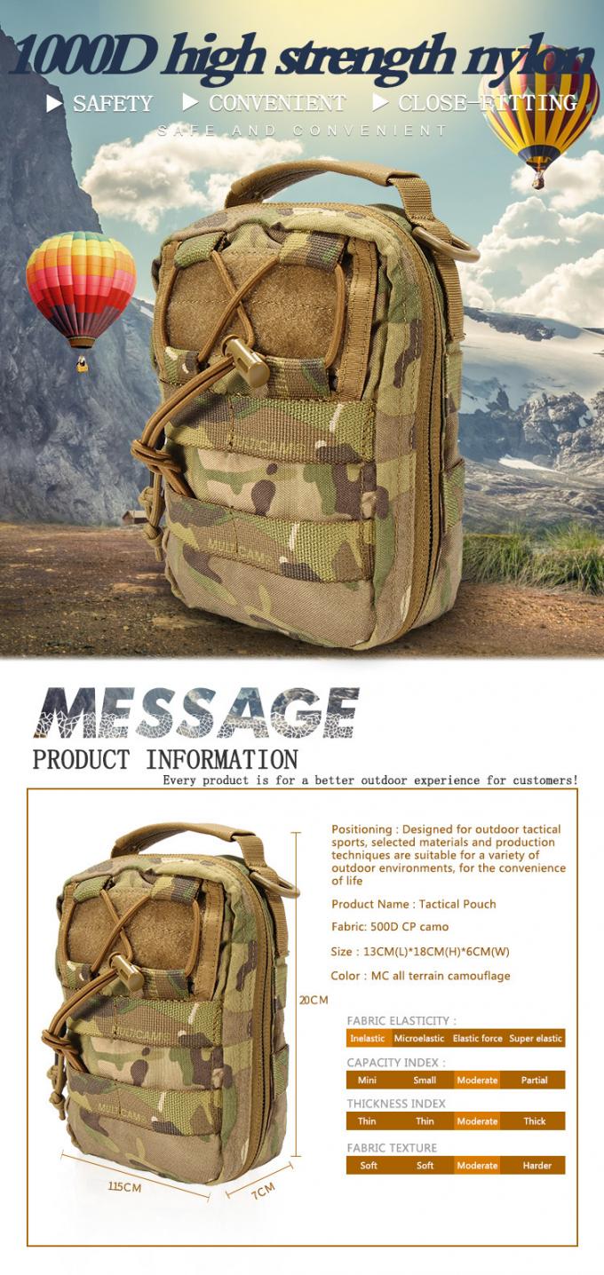 Мешок тактической сумки мешка ЭМТ Молле общего назначения портативный на открытом воздухе пеший военный